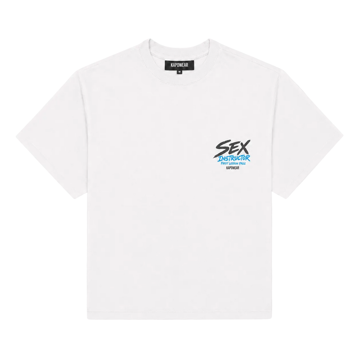 SEX INSTRUCTOR WHITE TEE