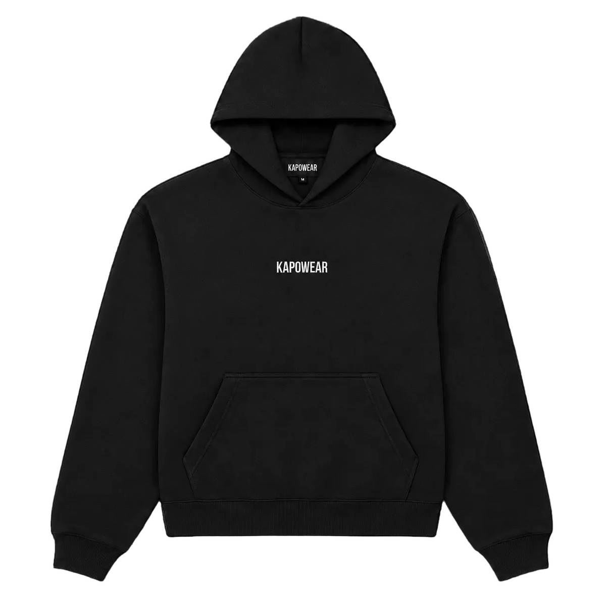 KAPOWEAR SCRIPT HOODIE BLACK