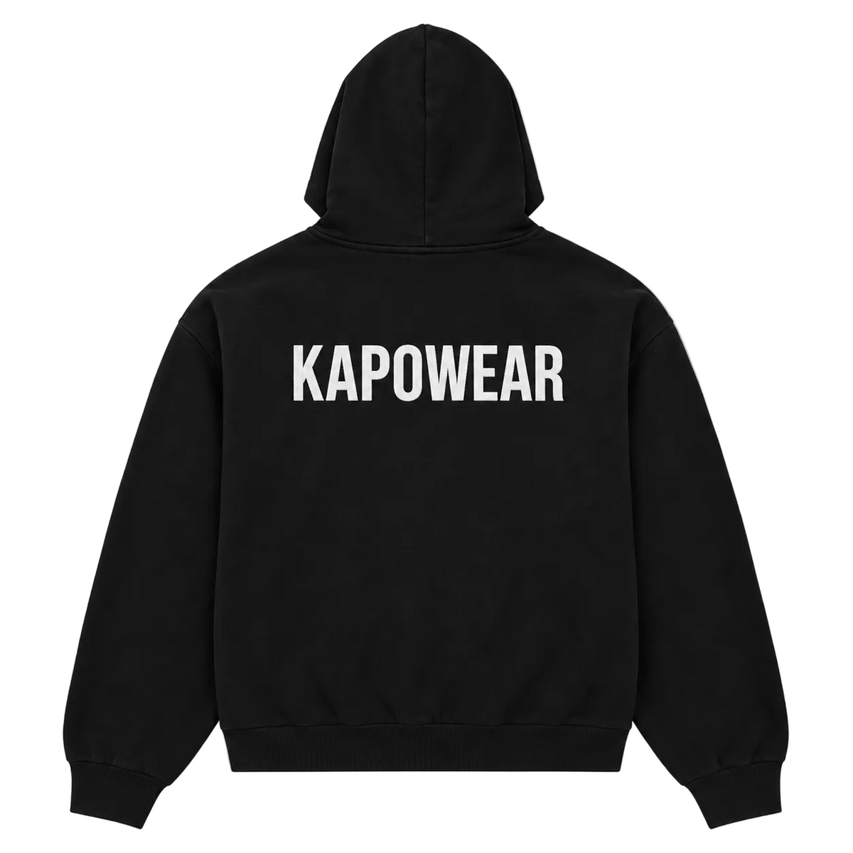 KAPOWEAR SCRIPT HOODIE BLACK