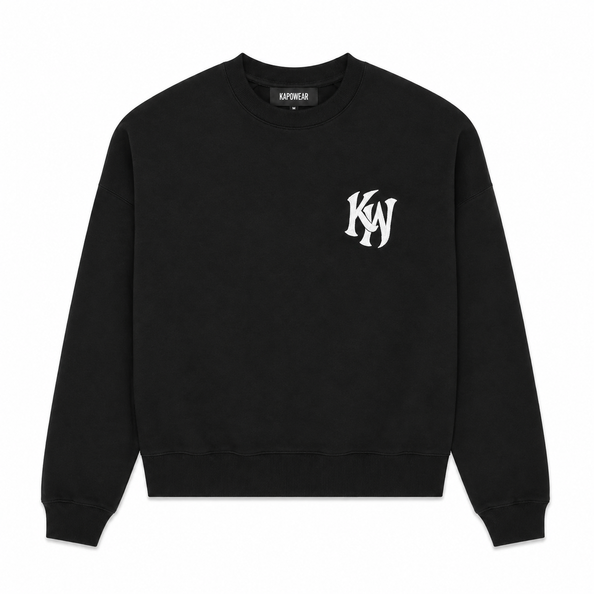 KAPOWEAR ESSENTIAL CREWNECK BLACK