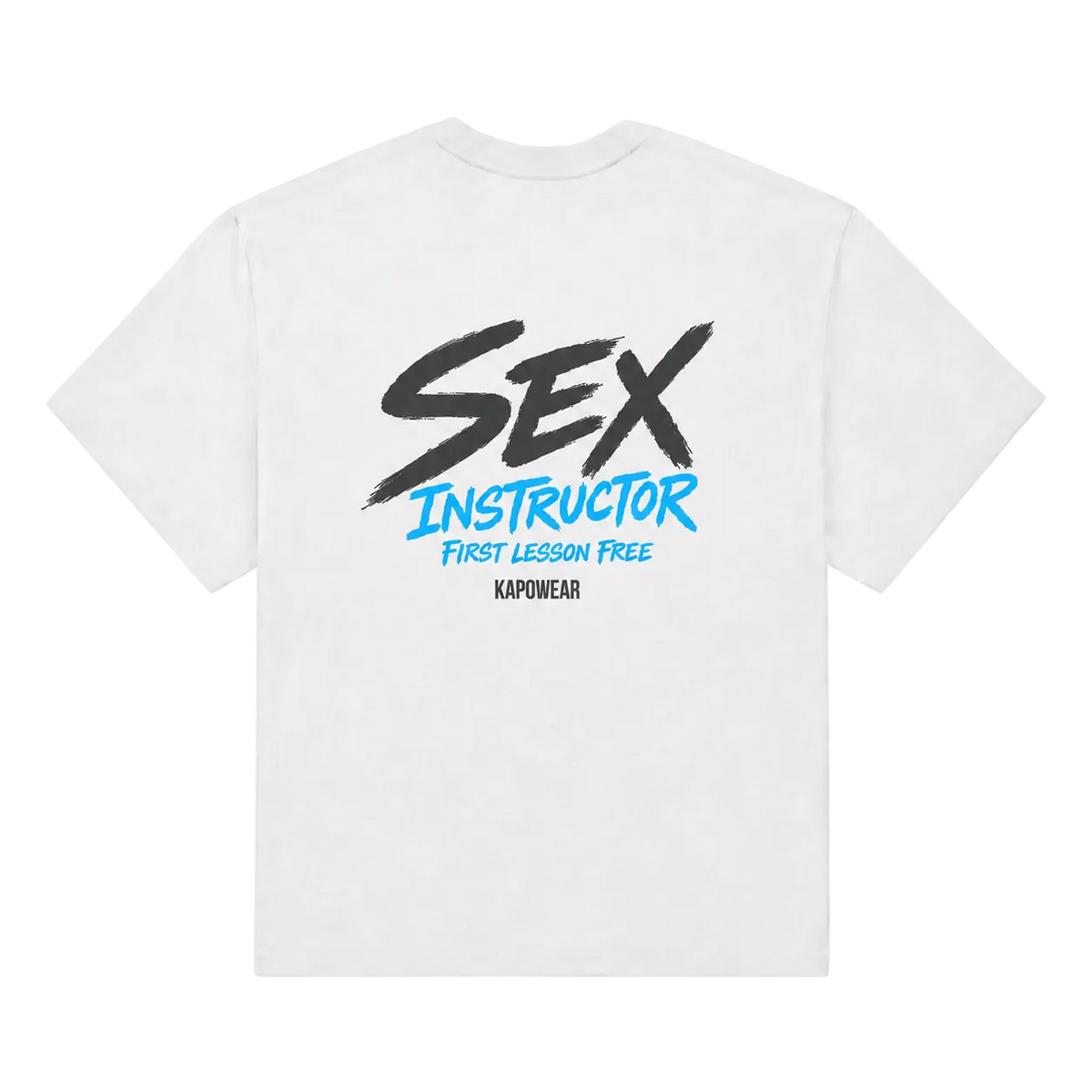 SEX INSTRUCTOR WHITE TEE