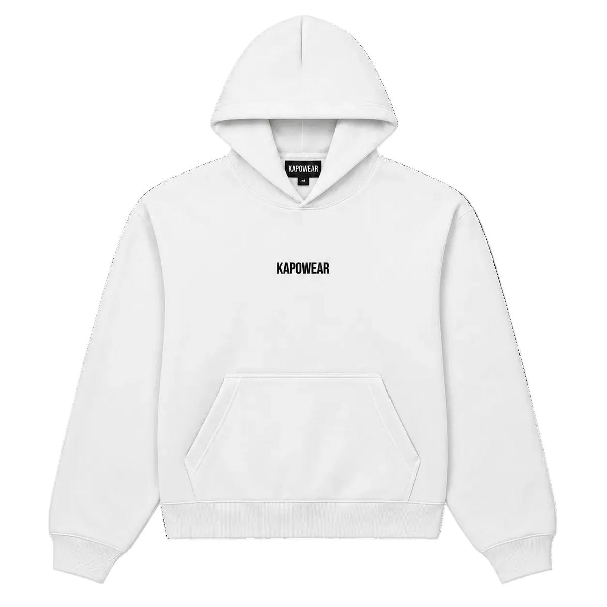 KAPOWEAR SCRIPT HOODIE WHITE