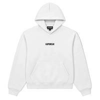 KAPOWEAR SCRIPT HOODIE WHITE